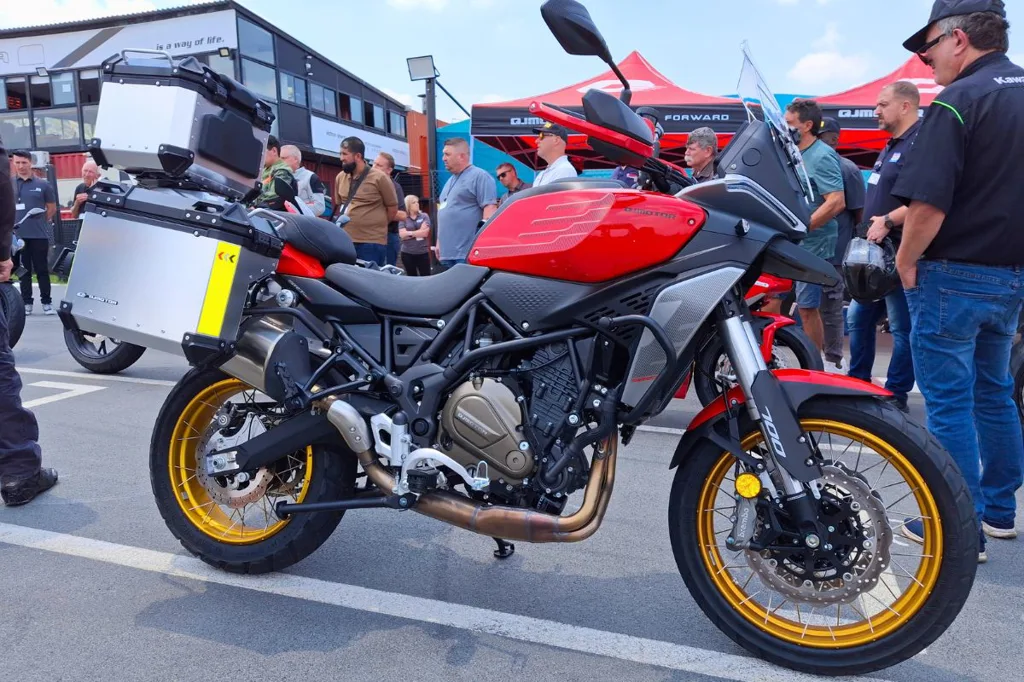 QJ Motor South Africa Launch - The box and panniers are included in the R129,999.00 price tag