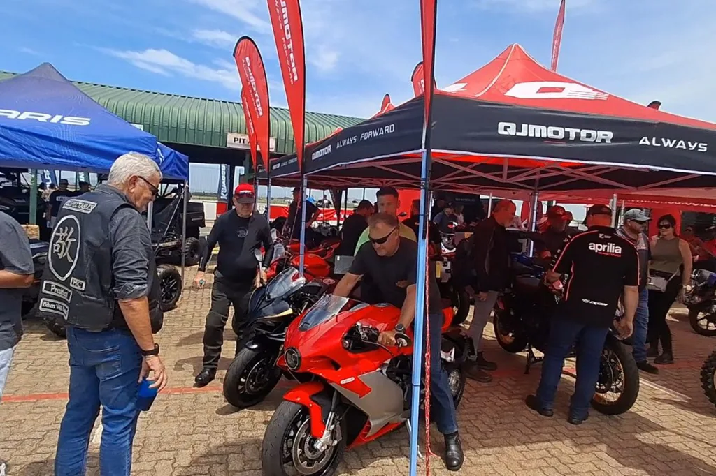 Red Star_Amid Motorcycle Expo 2026 - The QJ Motor stand was one of the busiest for the better part of both days.