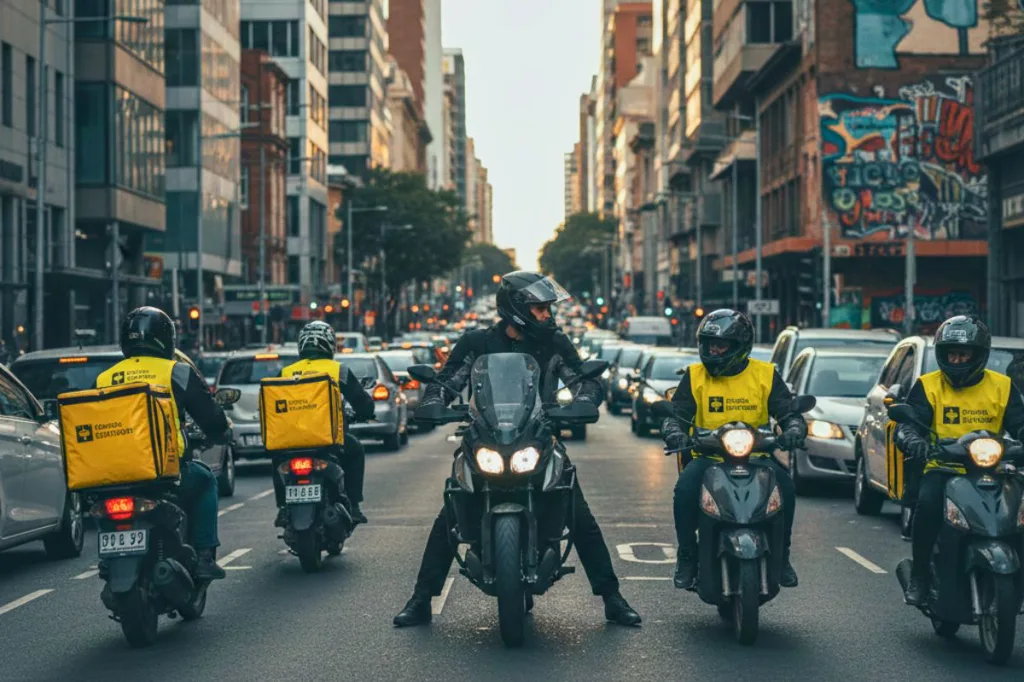 The "Yellow Jacket" Friction: Leisure vs. The Delivery Revolution